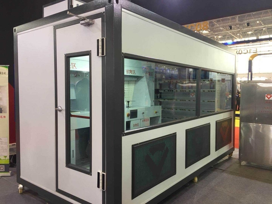Professional Paint Mixing Room with Controlled Environment and Advanced Ventilation