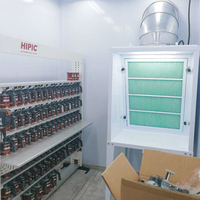 Metal Sheld Fireproof Paint Mixing Room Paint Mixing Booth Ventilation System  For Preparation