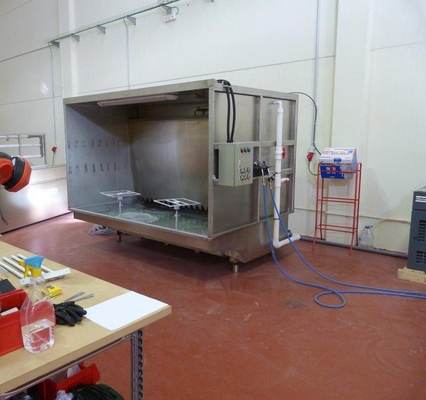 Robust Water Curtain Cabinet for Improved Spray Paint Facility Safety
