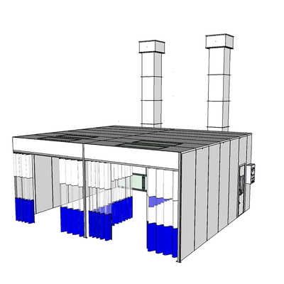 Versatile Portable Body Shop Prep Station Auto Body For Vehicle Paint