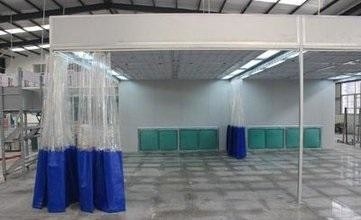 Advanced Spray Prep Stations Paint Prep Booth 6900 × 3900 × 2700 Mm  For Vehicle Paint Preparation