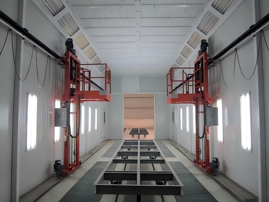 High-Performance Paint Booth Man Lift for Painting and Baking in One System