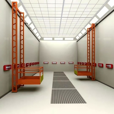 High-Performance Paint Booth Man Lift for Painting and Baking in One System