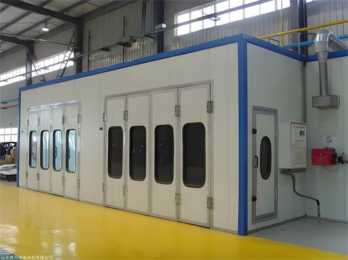 PLC Touch Screen Control Smart Constant Temperature Paint Spray Booth for Auto Body Repair