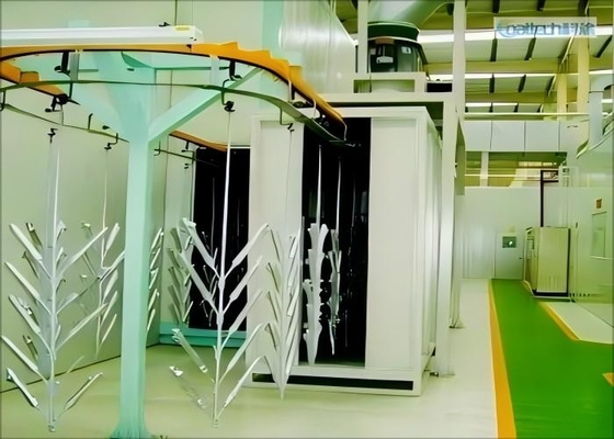 Fully Automated Industrial Spray-Coating & Curing Line / Water Filtration / Robotic Painting / Automated Conveyor System