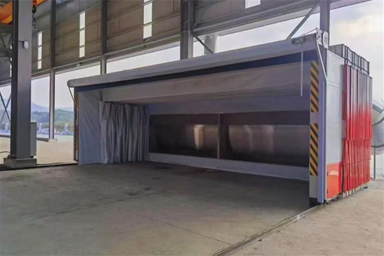 Water Curtain Paint Spray Booth , Water Wash Spray Booth For Sale