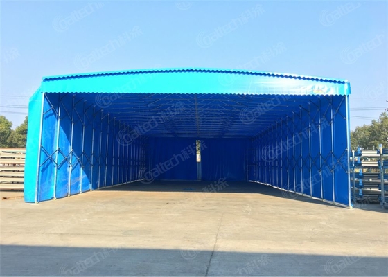 PLC Touch Screen Control CoatTech Retractable Spray Booth for Large Workpiece Painting