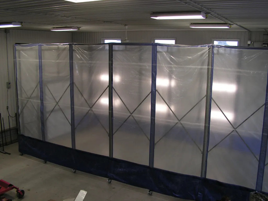 CoatTech Retractable Spray Booth For Industrial Efficiency , Retractable Paint Booth