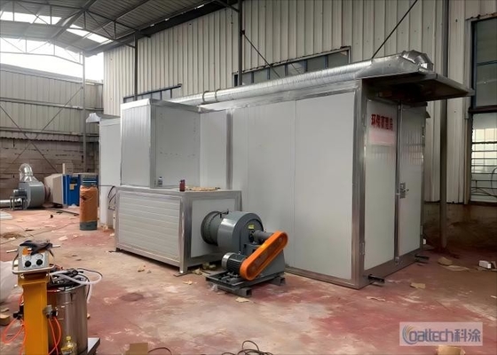 Automated High-Temperature Paint Spray Booth with Thermal Curing Oven