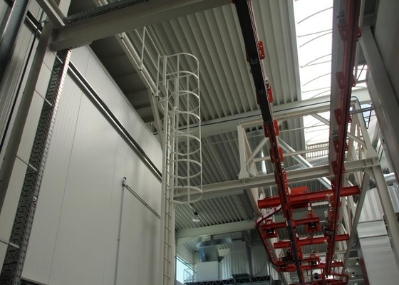 PLC Touch Screen Controlled Fully Automatic Paint and Coating Spraying Line with Overhead Conveyor