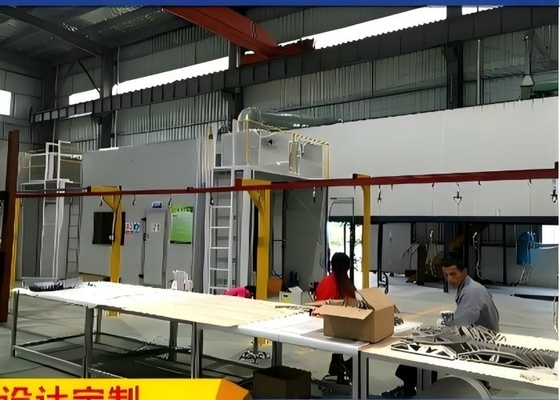 Fully Automated Industrial Spray Painting and Baking Conveyor Line Custom Engineered Solutions with Adjustable Speed