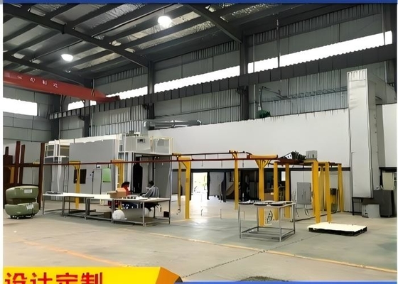 Fully Automated Industrial Spray Painting and Baking Conveyor Line Custom Engineered Solutions with Adjustable Speed