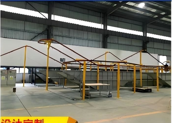 Fully Automated Industrial Spray Painting and Baking Conveyor Line Custom Engineered Solutions with Adjustable Speed