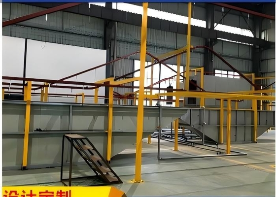Fully Automated Industrial Spray Painting and Baking Conveyor Line Custom Engineered Solutions with Adjustable Speed