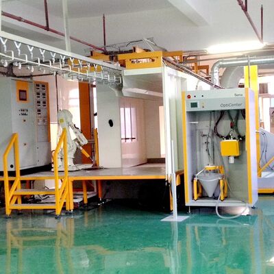 China Manufacturing  Industrial Painting Equipments Painting Line with Conveyor System for Industrial Parts Painting
