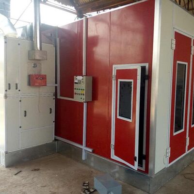 380V Industrial Automotive Paint Booth Mobile Auto Paint Booth With LED Lights
