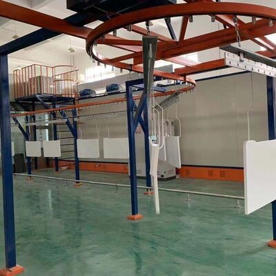 Custom Overhead Conveyor Coating Line Conveyor Paint Line For Large And Bulky Items
