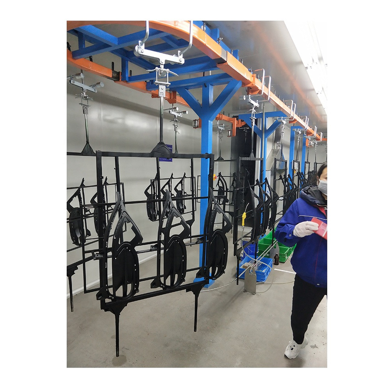 Customizable Roller Industrial Coating Powder Coating System Line For Automobile Wheel Production