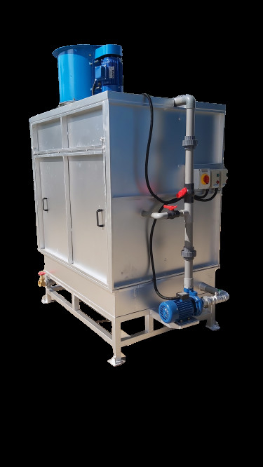Efficient Water Curtain Cabinet for a Cleaner Spray Painting Environment