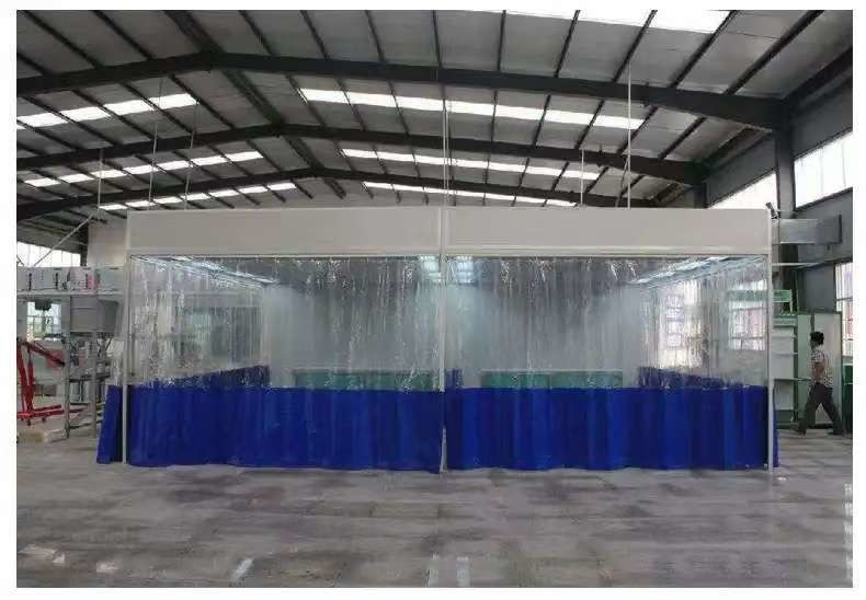 PLC Touch Screen Control Advanced Paint Prep Station with Dual Filtration System