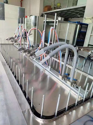 Automatyczna zaawansowana technologia Maszyna do powlekania nieprzylepionej Najnowsza linia farb do rozpylania
