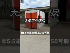 Personalizowane urządzenie o wysokiej temperaturze utwardzania z piecem na gaz ziemny dla przemysłowego stoiska farbowego