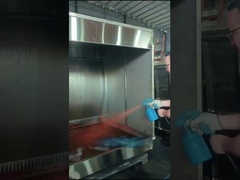 FEW-10 Środowiskowo Wodny zasłona szafa wodospad Spray Paint Booth Małe