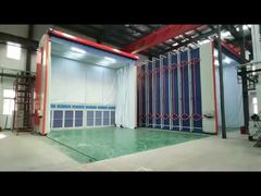 Mobilna teleskopowa malarnia natryskowa CoatTech Industrial o wysokiej wydajności, namiot chowany